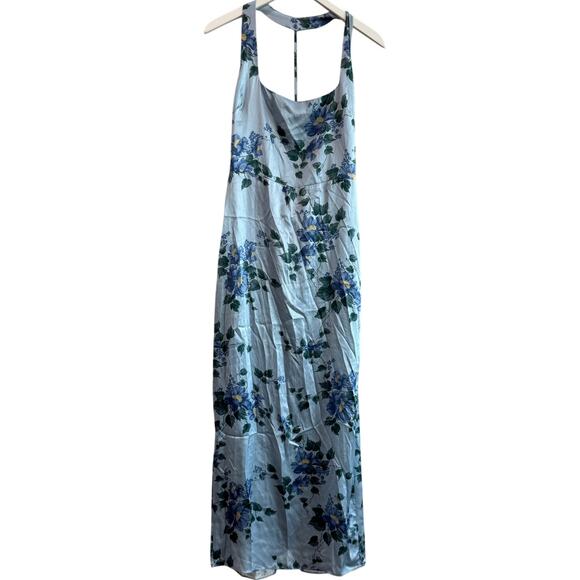 Reformation Ivan Silk Dress Fresh Air - Picture 7 of 14